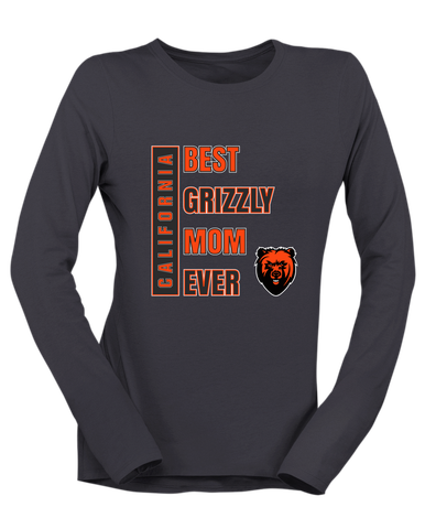 California Grizzlies Best Grizzly Mom Women's LS T-Shirt