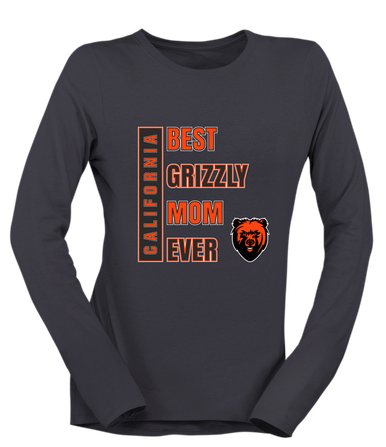 California Grizzlies Best Grizzly Mom Women's Premium LS T-Shirt
