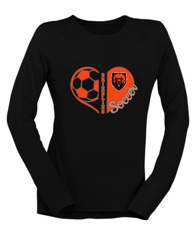 California Grizzlies Heart Soccer Women's Premium LS T-Shirt