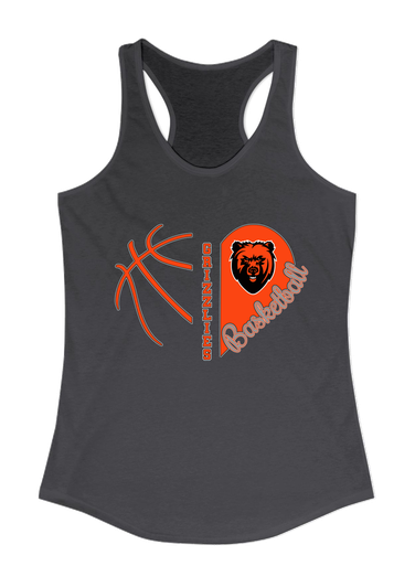 California Grizzlies Heart Basketball Women's Tank Top