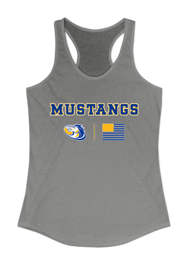 Sahuarita Mustangs Team Colors Flag Women's Tank Top