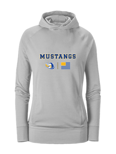 Sahuarita Mustangs Team Colors Flag Women's Hoodie