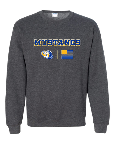Sahuarita Mustangs Team Colors Flag Men's Sweatshirt