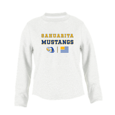Sahuarita Mustangs Spirit Flag Women's Sweatshirt