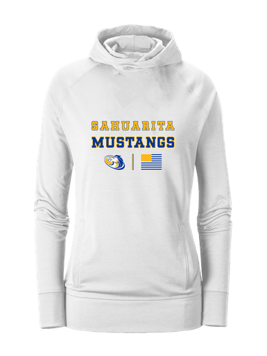Sahuarita Mustangs Spirit Flag Women's Hoodie