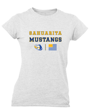 Sahuarita Mustangs Spirit Flag Women's SS T-Shirt