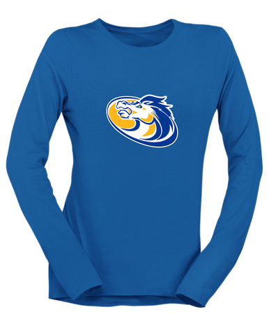 Sahuarita Mustangs Mascot #1 Women's Premium LS T-Shirt