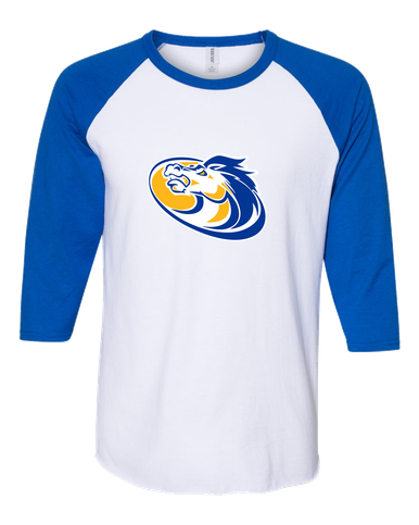Sahuarita Mustangs Mascot #1 Women's Baseball T-Shirt