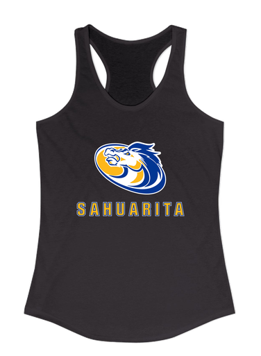 Sahuarita Mustangs Mascot #2 Women's Tank Top