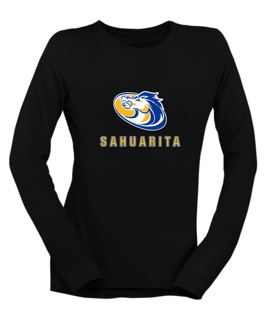 Sahuarita Mustangs Mascot #2 Women's Premium LS T-Shirt