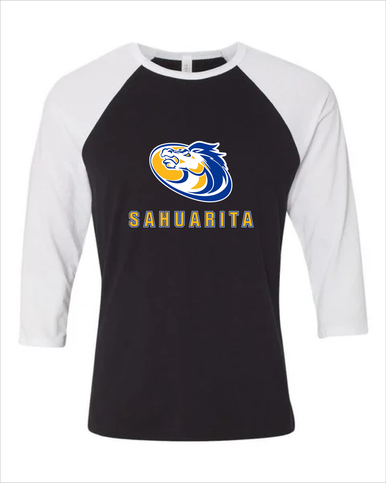 Sahuarita Mustangs Mascot #2 Women's Baseball T-Shirt