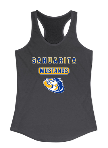 Sahuarita Mustangs Mascot #3 Women's Tank Top