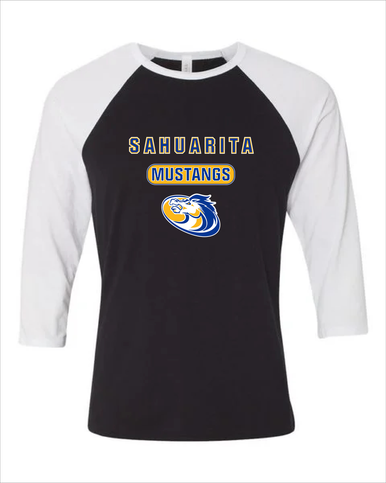 Sahuarita Mustangs Mascot #3 Men's Baseball T-Shirt