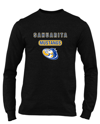 Sahuarita Mustangs Mascot #3 Men's Premium LS T-Shirt