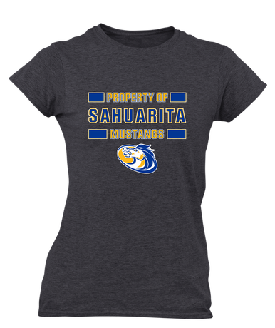 Sahuarita Mustangs Property Of Women's Premium SS T-Shirt