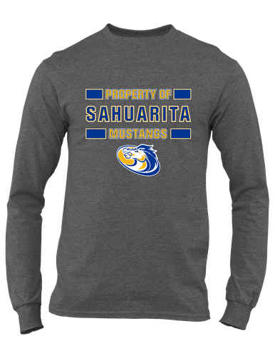 Sahuarita Mustangs Property Of Men's Premium LS T-Shirt