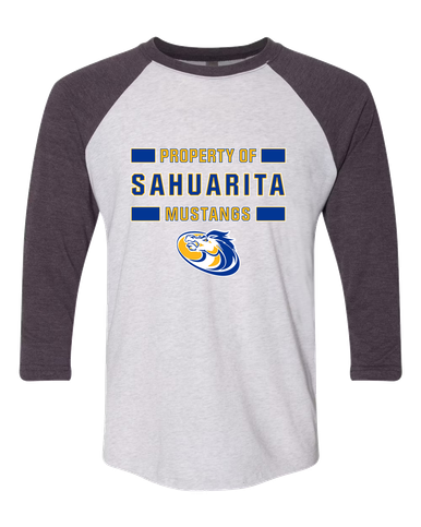 Sahuarita Mustangs Property Of Men's Baseball T-Shirt