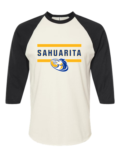 Sahuarita Mustangs Mascot #4 Women's Baseball T-Shirt