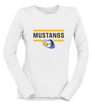 Sahuarita Mustangs Mascot #5 Women's LS T-Shirt