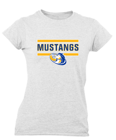 Sahuarita Mustangs Mascot #5 Women's Premium SS T-Shirt