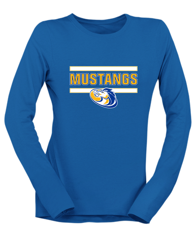 Sahuarita Mustangs Mascot #5 Women's Premium LS T-Shirt