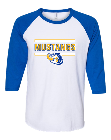 Sahuarita Mustangs Mascot #5 Women's Baseball T-Shirt