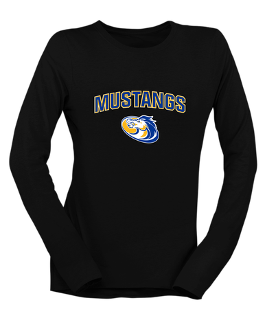 Sahuarita Mustangs Mascot #6 Women's Premium LS T-Shirt