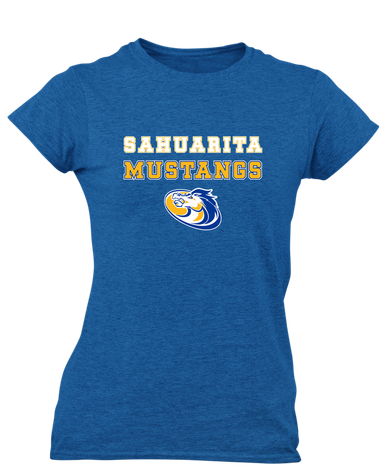 Sahuarita Mustangs Spirit Women's Premium SS T-Shirt