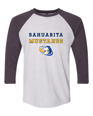 Sahuarita Mustangs Spirit Women's Baseball T-Shirt