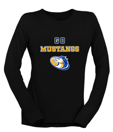Sahuarita Mustangs Go Team Women's LS T-Shirt