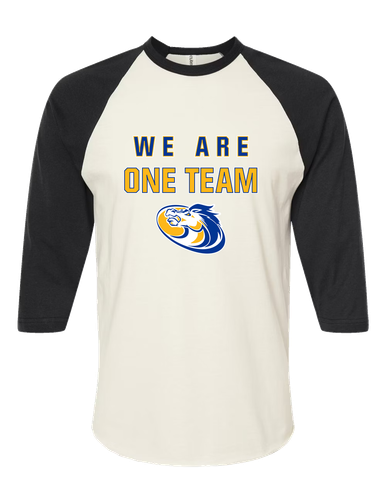 Sahuarita Mustangs We Are One Team Women's Baseball T-Shirt