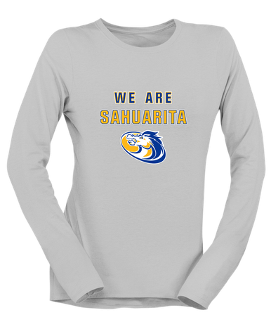 Sahuarita Mustangs We Are Women's LS T-Shirt