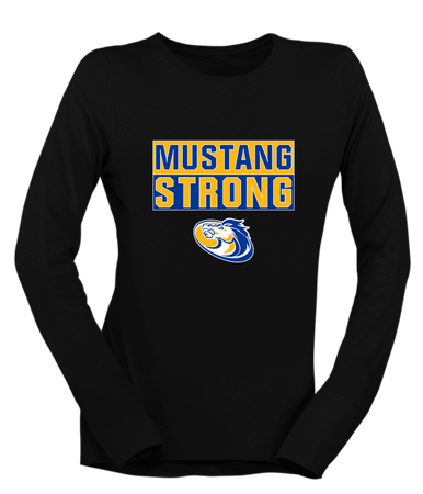 Sahuarita Mustangs Strong #1 Women's Premium LS T-Shirt