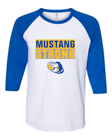 Sahuarita Mustangs Strong #1 Men's Baseball T-Shirt