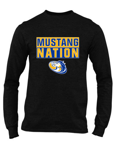 Sahuarita Mustangs Nation #1 Men's Premium LS T-Shirt