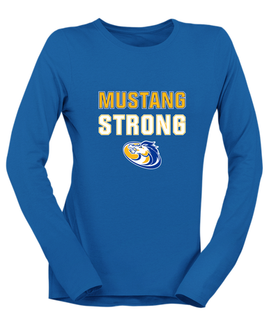 Sahuarita Mustangs Strong #2 Women's LS T-Shirt