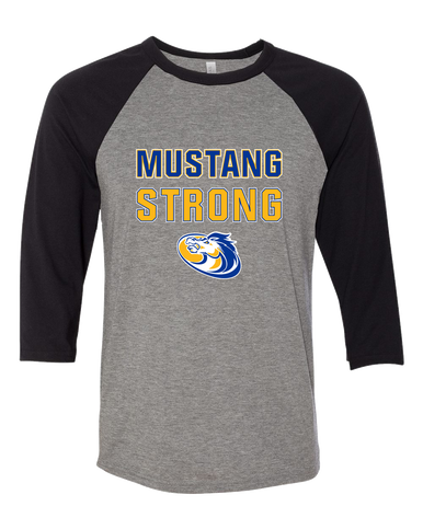 Sahuarita Mustangs Strong #2 Women's Baseball T-Shirt