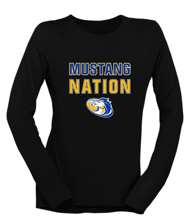 Sahuarita Mustangs Nation #2 Women's LS T-Shirt