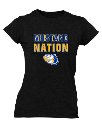 Sahuarita Mustangs Nation #2 Women's Premium SS T-Shirt