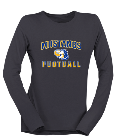 Sahuarita Mustangs Football #1 Women's LS T-Shirt