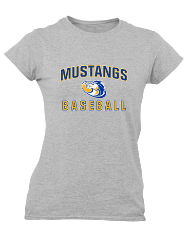 Sahuarita Mustangs Baseball #1 Women's Premium SS T-Shirt