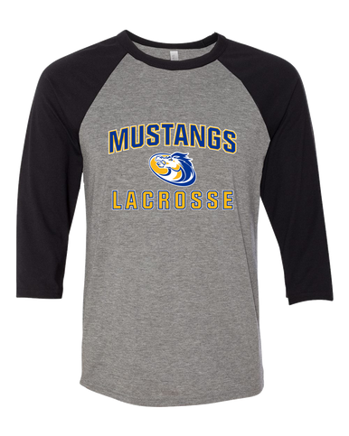 Sahuarita Mustangs Lacrosse Women's Baseball T-Shirt