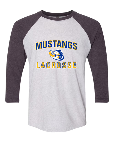 Sahuarita Mustangs Lacrosse Men's Baseball T-Shirt