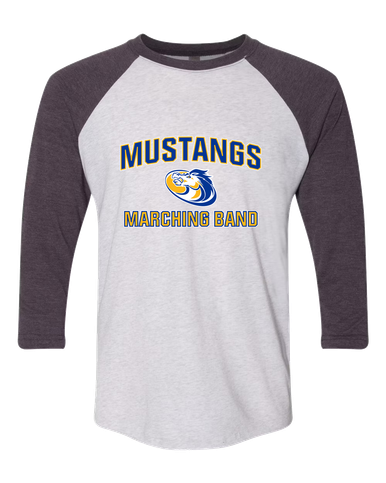 Sahuarita Mustangs Marching Band Women's Baseball T-Shirt