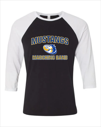 Sahuarita Mustangs Marching Band Men's Baseball T-Shirt