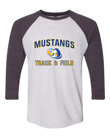 Sahuarita Mustangs Track & Field Men's Baseball T-Shirt