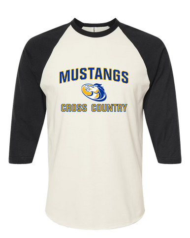 Sahuarita Mustangs Cross Country Women's Baseball T-Shirt