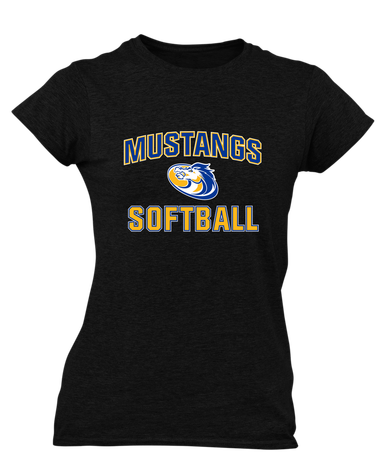 Sahuarita Mustangs Softball #1 Women's Premium SS T-Shirt