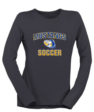 Sahuarita Mustangs Soccer #1 Women's LS T-Shirt