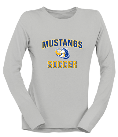 Sahuarita Mustangs Soccer #1 Women's Premium LS T-Shirt